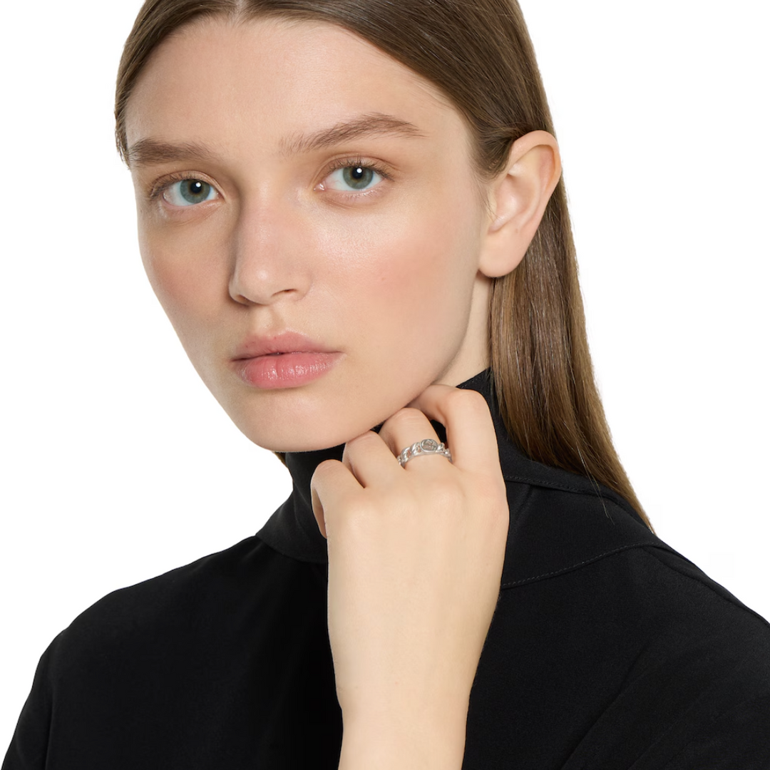 Interlocking Silver 5MM Ring