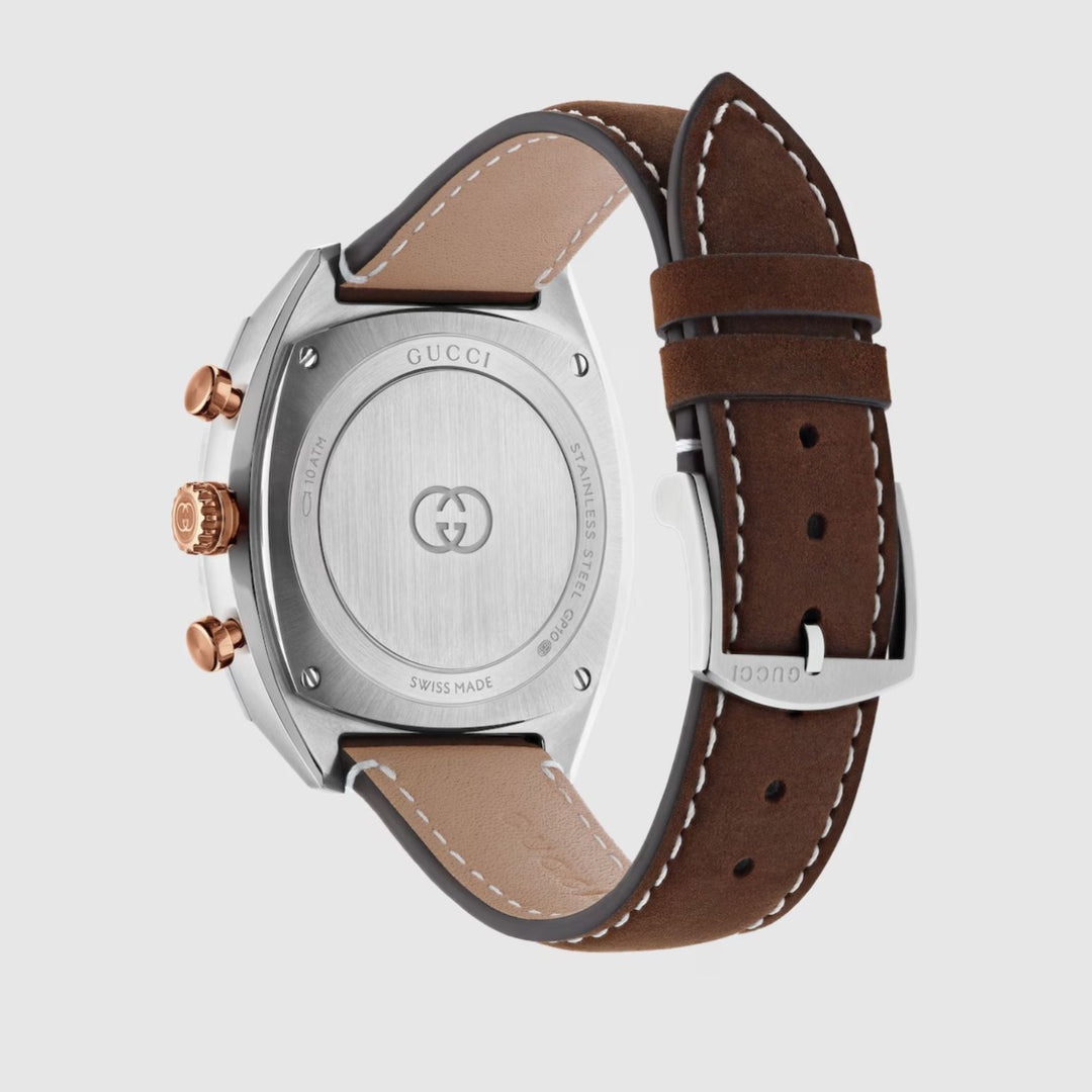 Interlocking G Black Chronograph 41MM Watch