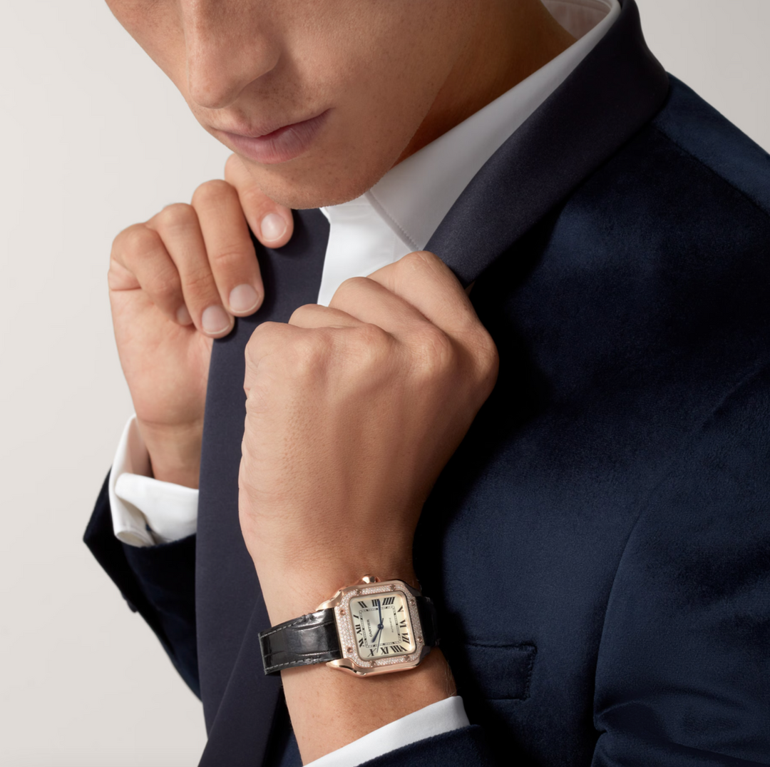 Santos Rose Gold Medium Model