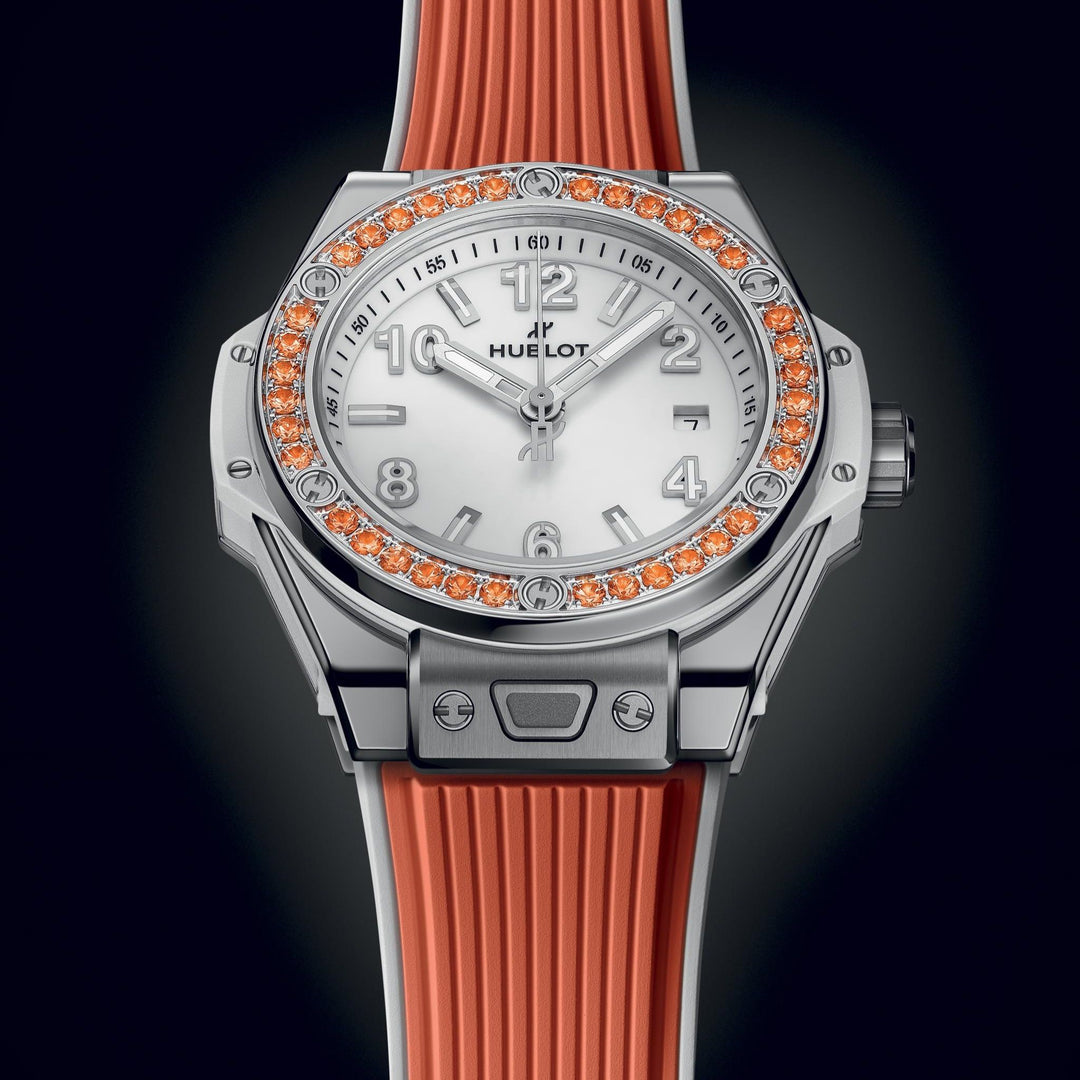 Joyful Big Bang One Click Orange 33MM Watch