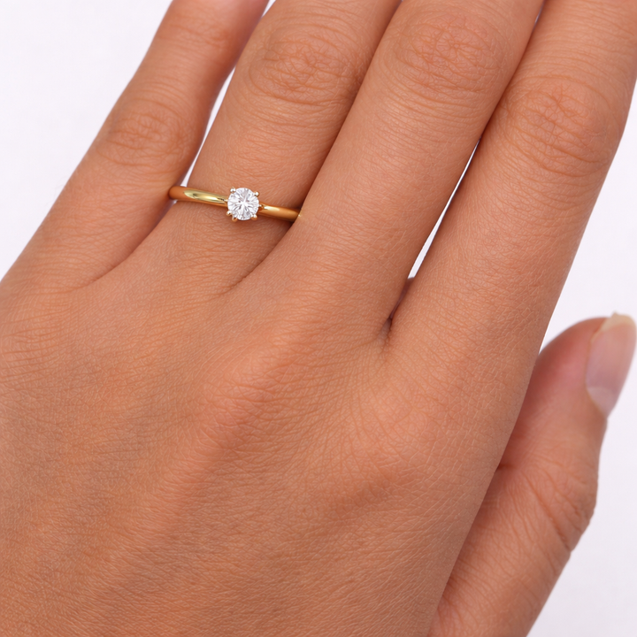 .30CT Round Cut Diamond Solitaire Ring