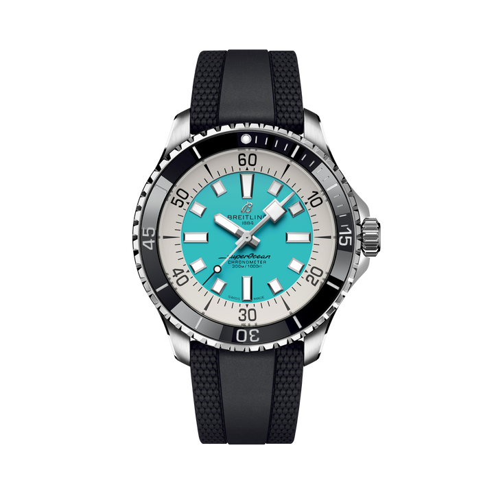 Superocean III Automatic Turquoise/White 44MM Watch