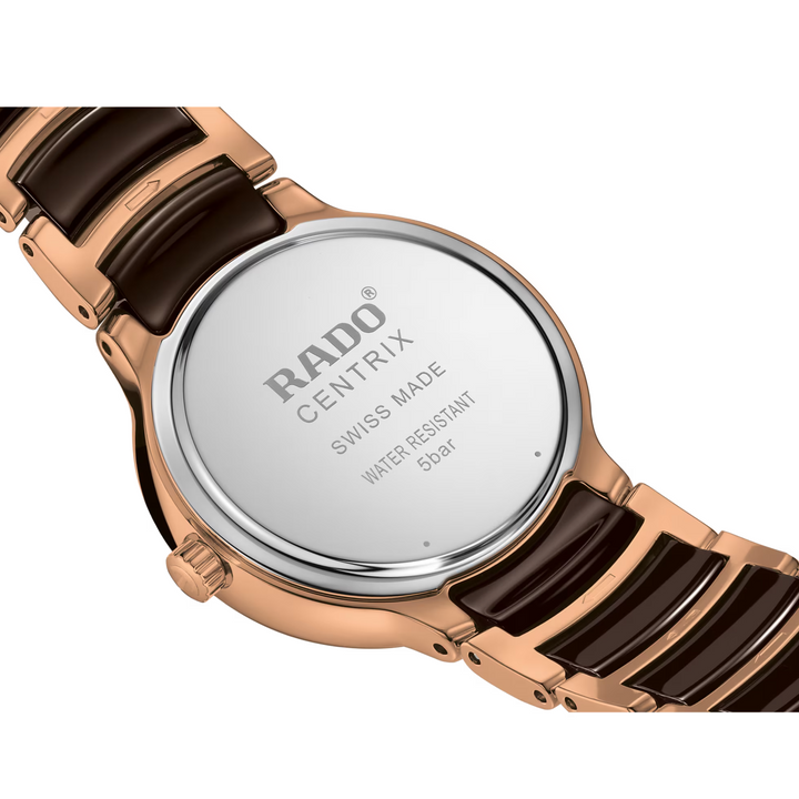 Centrix Brown/Rose Gold PVD with Diamond 30MM Watch