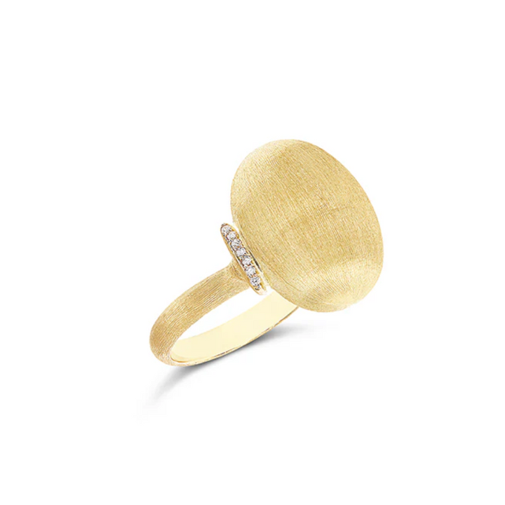 Dancing Boule Gold Diamond Ring