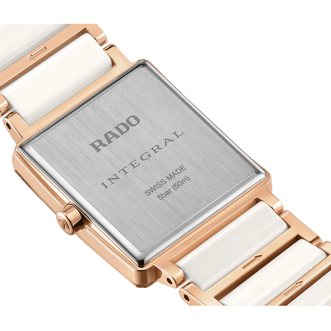 Integral White Ceramic and Pink PVD 23MM Watch