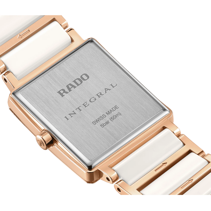 Integral White Ceramic and Pink PVD 23MM Watch