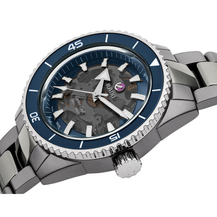 Captain Cook Round Ceramic/Titanium 43MM Watch