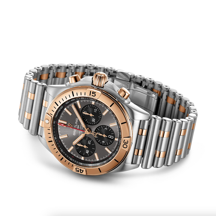 Chronomat B01 Chronograph Stainless Steel and Rose Gold 42MM Watch