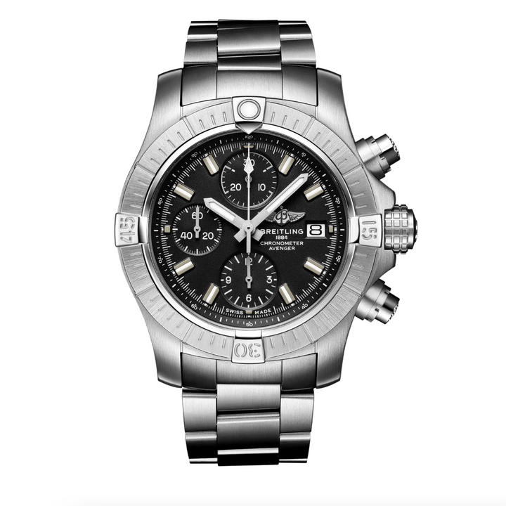 Avenger Chronograph Black Dial 43MM Watch