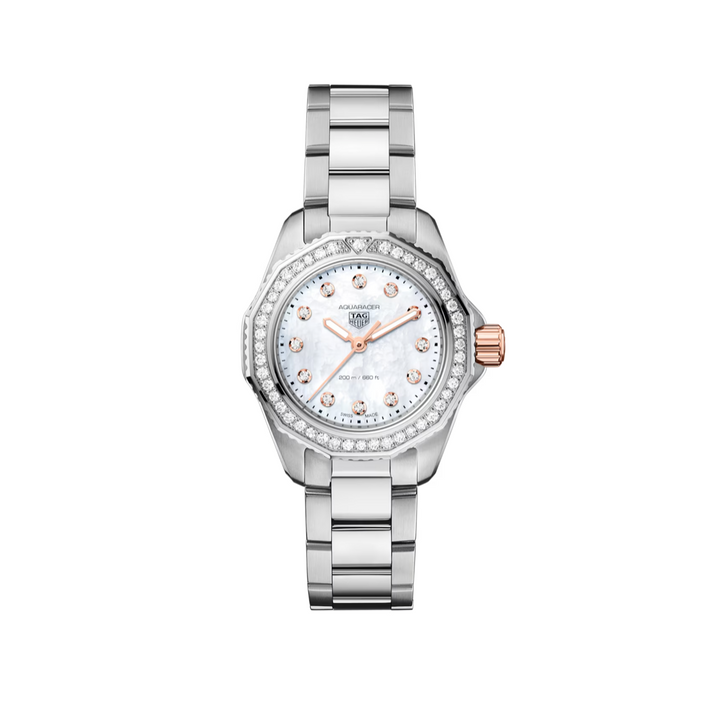 Aquaracer Professional 200 Mother Pearl Diamond 30MM Watch
