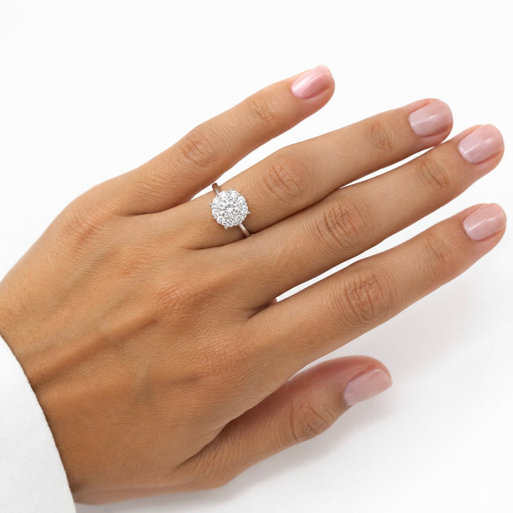 White Gold Diamond Ring