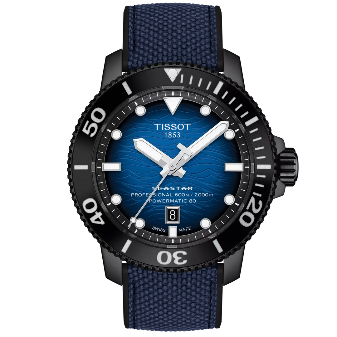 TISSOT Seastar 2000 Blue Gradient 44MM Watch