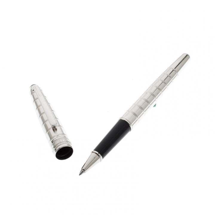Meisterstuck Solitaire Platinum Plated Facet Rollerball Pen