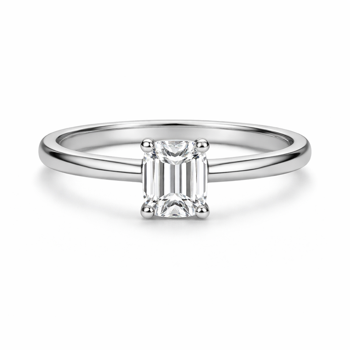 .70CT Emerald Cut Diamond Solitaire Ring