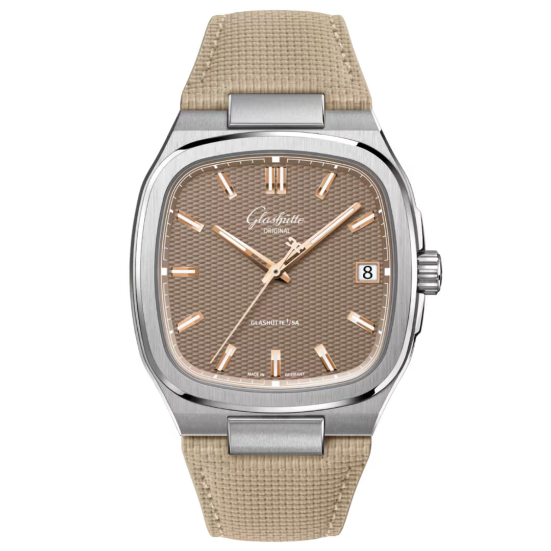 Seventies Beige Dial and Strap 39x39MM Watch