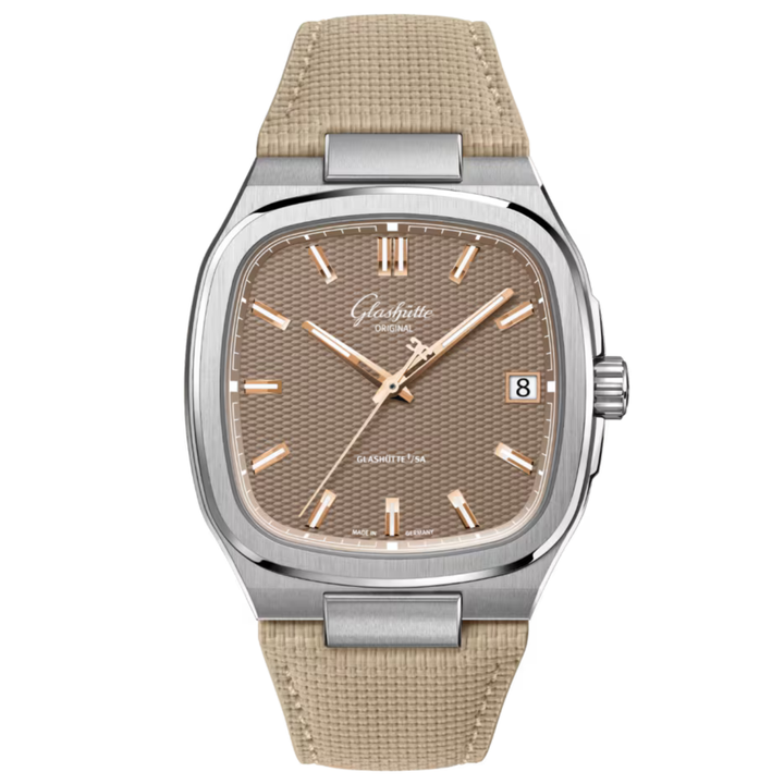 Seventies Beige Dial and Strap 39x39MM Watch