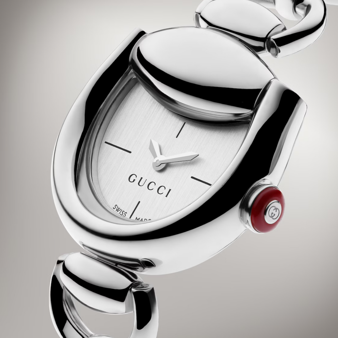 Horsebit Silver Dial Watch