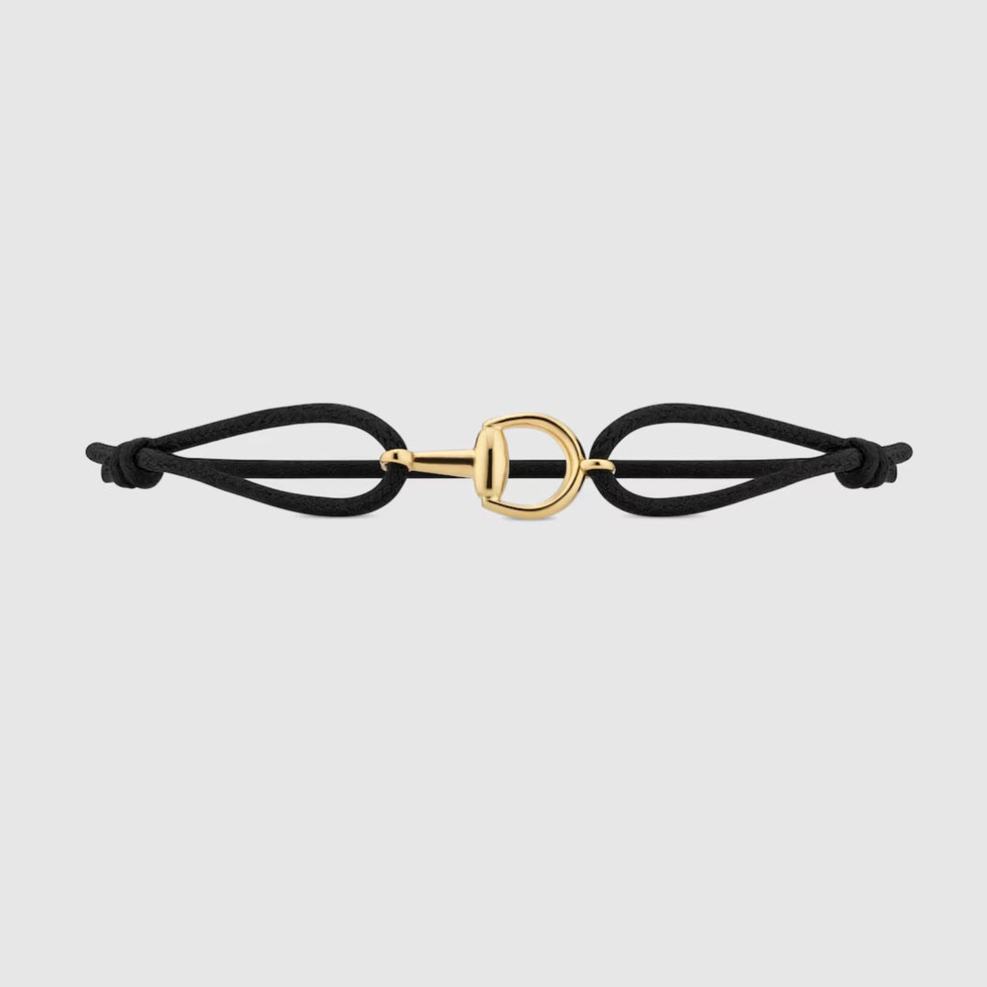 Horsebit 18k Charm Bracelet