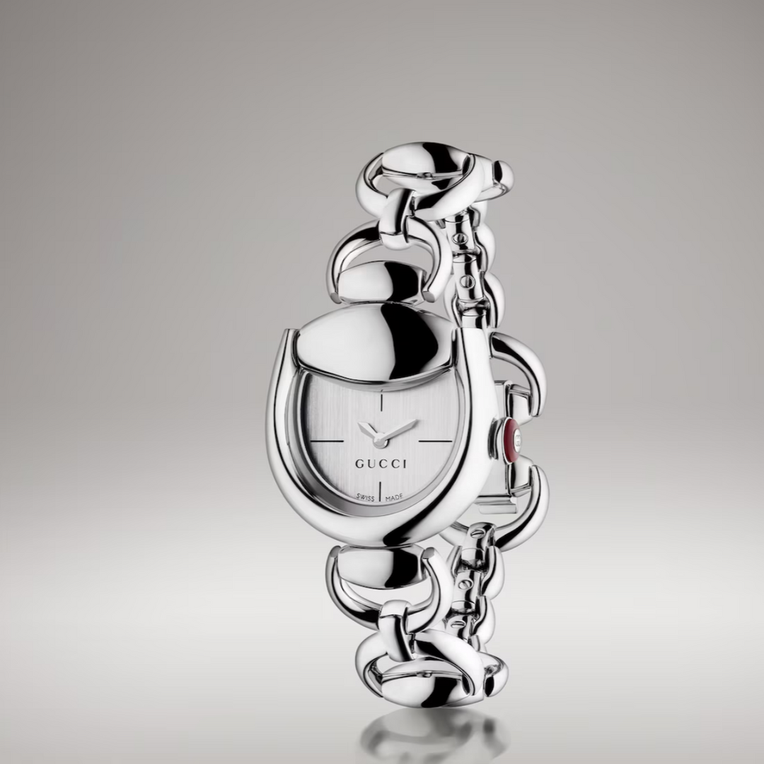 Horsebit Silver Dial Watch