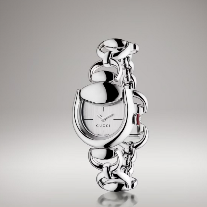 Horsebit Silver Dial Watch