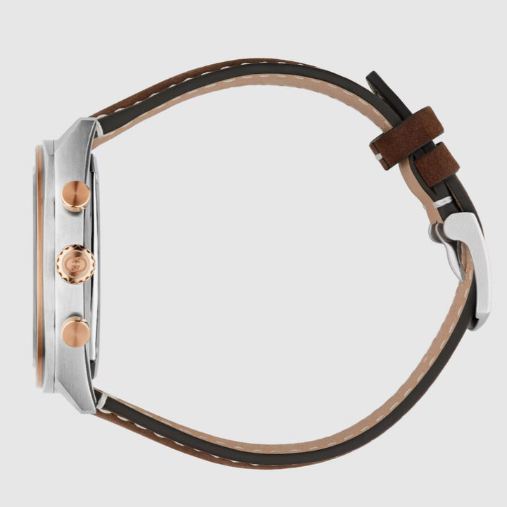 Interlocking G Black Chronograph 41MM Watch