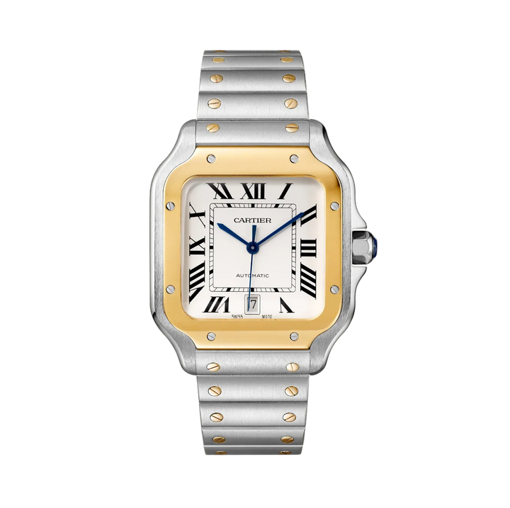 Santos Steel and Yellow Gold Large Model