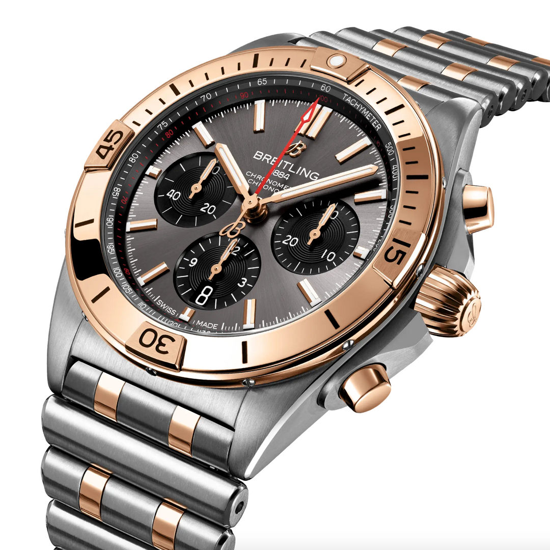 Chronomat B01 Chronograph Stainless Steel and Rose Gold 42MM Watch