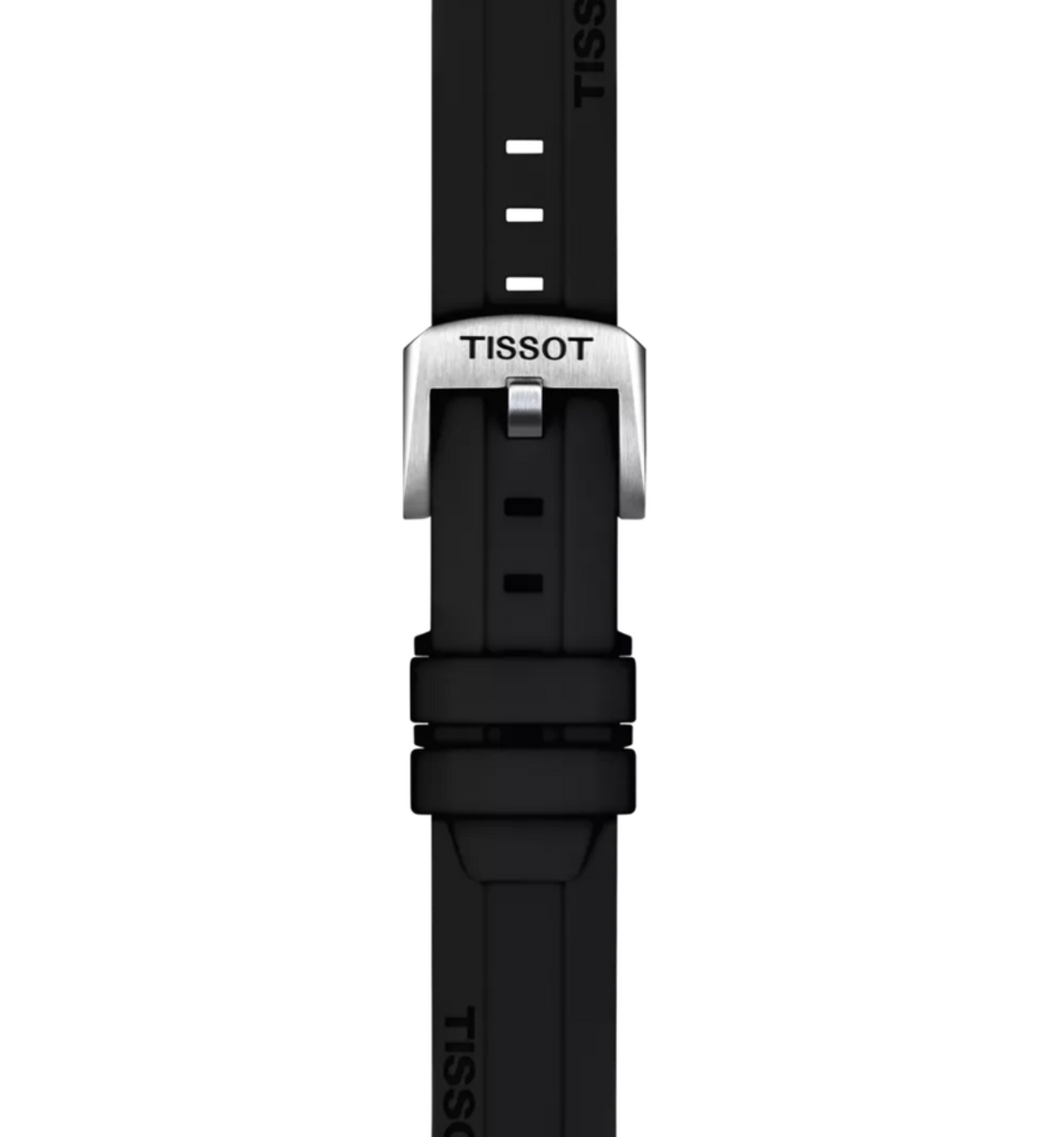 Black Silicone Strap Lugs 18MM