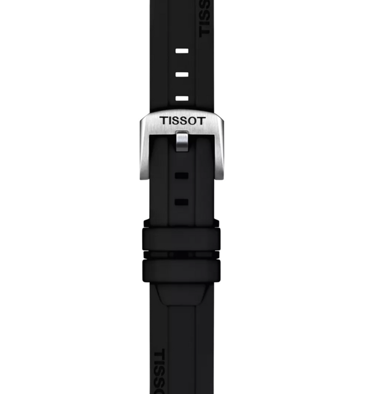 Black Silicone Strap Lugs 18MM