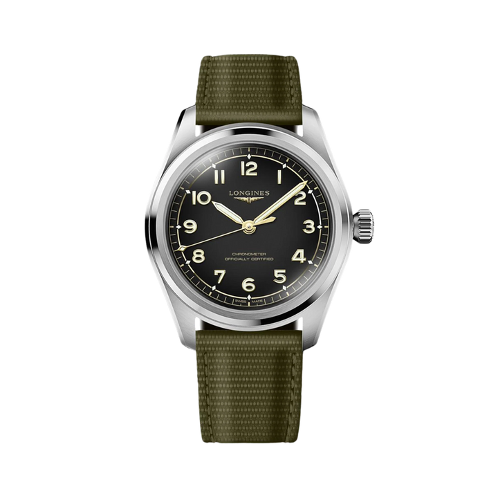 Spirit Pilot Green Strap 39MM Watch