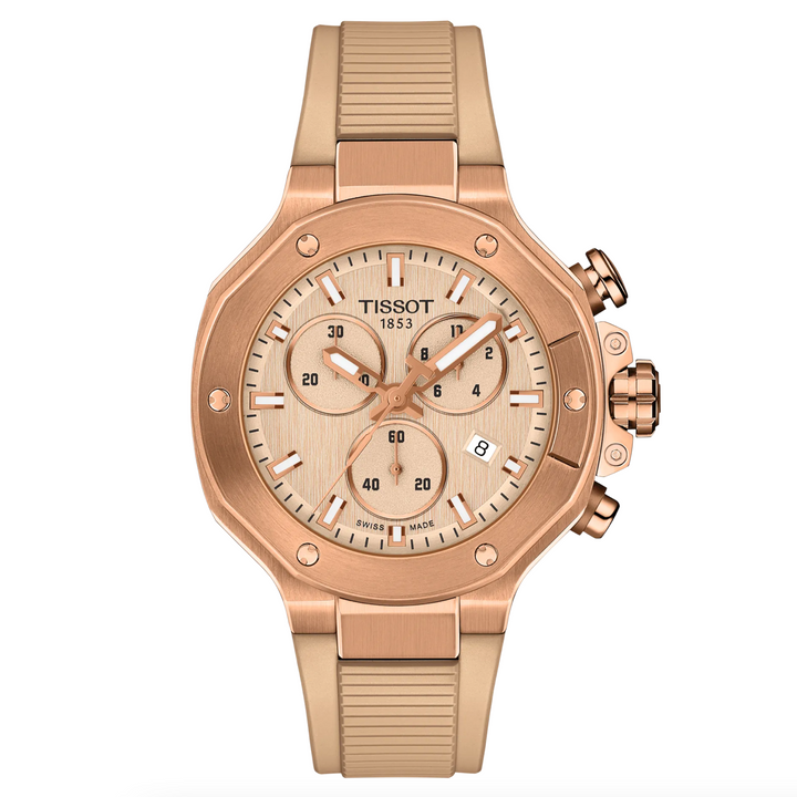 T-Race Carnation Gold PVD 38MM Watch