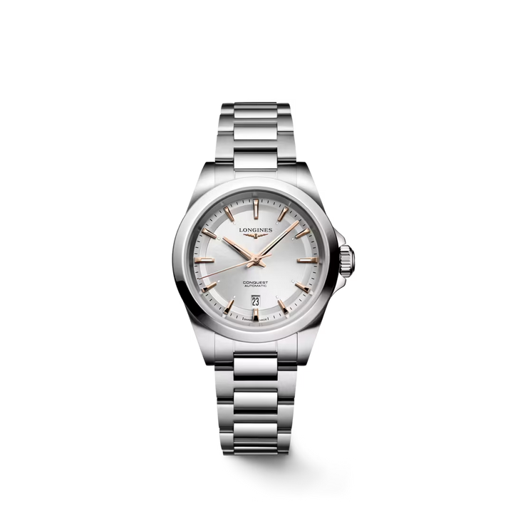Conquest Silver 30MM Watch
