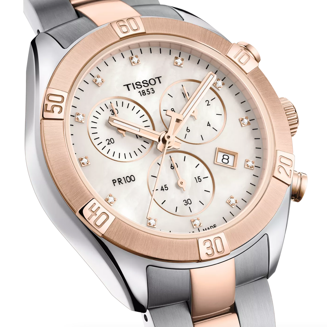 PR 100 Sport Chic Mother of Pearl Dial 38MM Watch