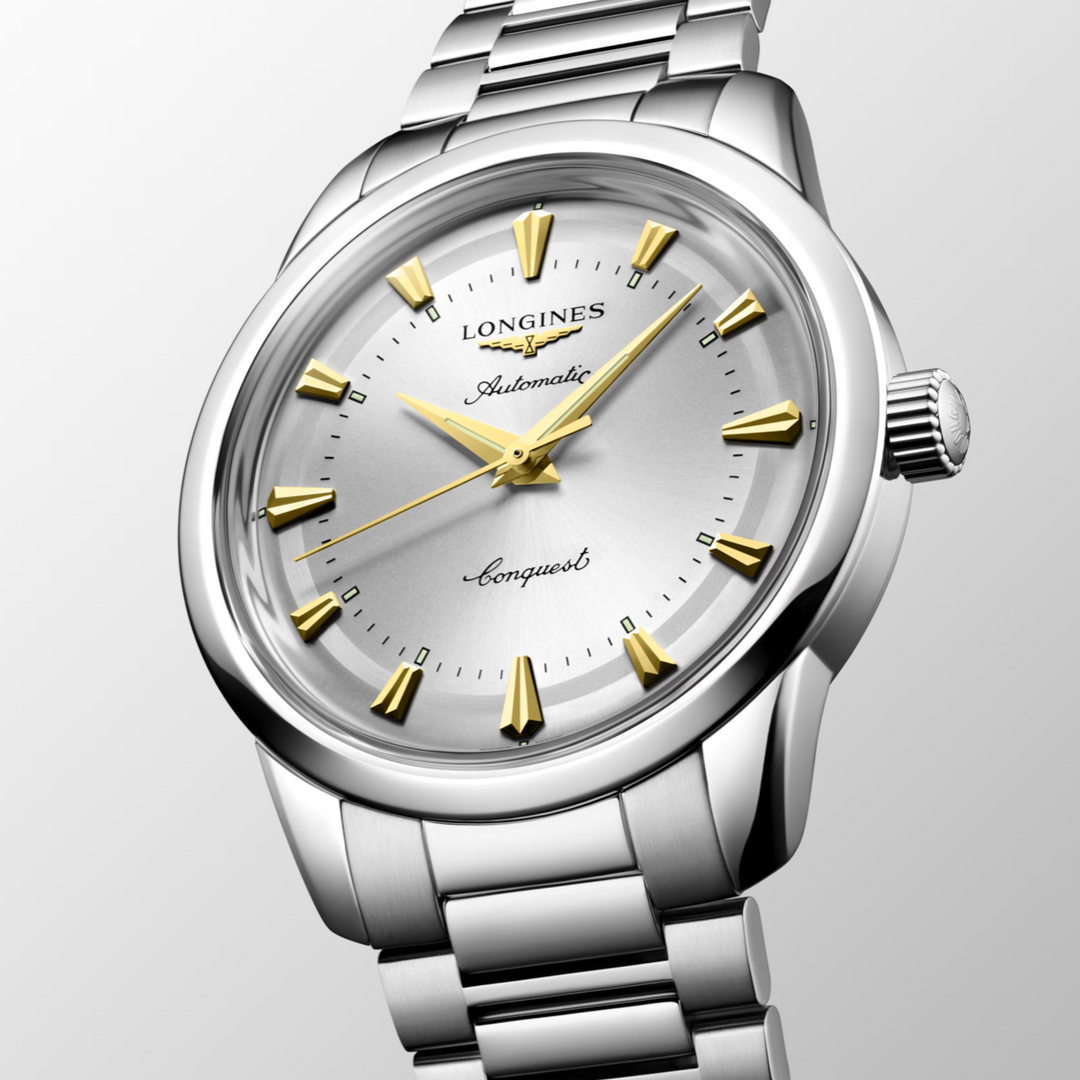 Conquest Heritage Opaline Ivory Dial 40MM Watch