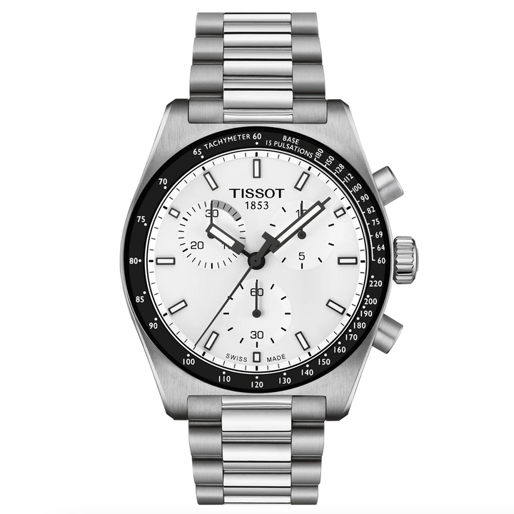 PR516 Chronograph White Dial 40MM Watch