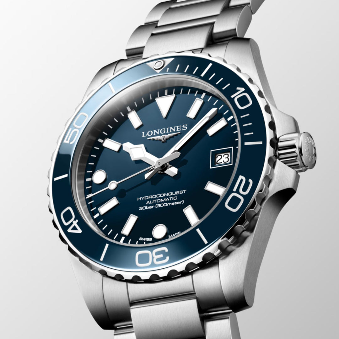 Hydroconquest Blue Dial and Bezel 39MM Watch