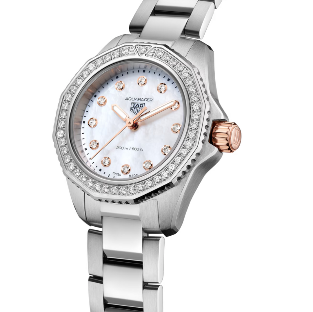 Aquaracer Professional 200 Mother Pearl Diamond 30MM Watch
