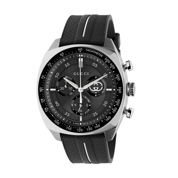 Interlocking LG Chronograph Black 41MM Watch