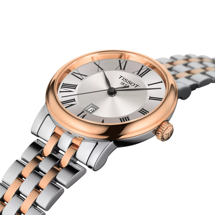 Carson Lady Steel and Rose PVD 30MM Watch