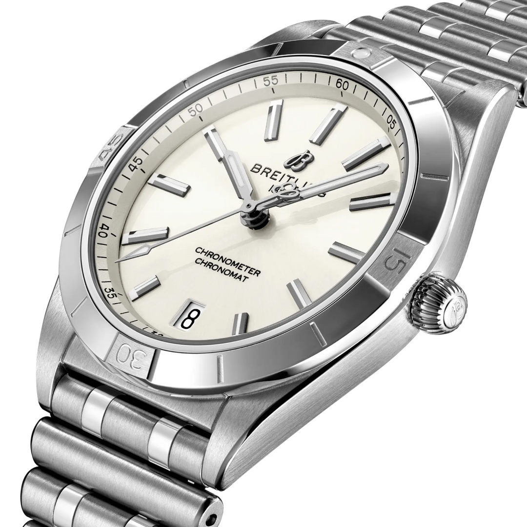 Chronomat White Index Dial 36MM Watch