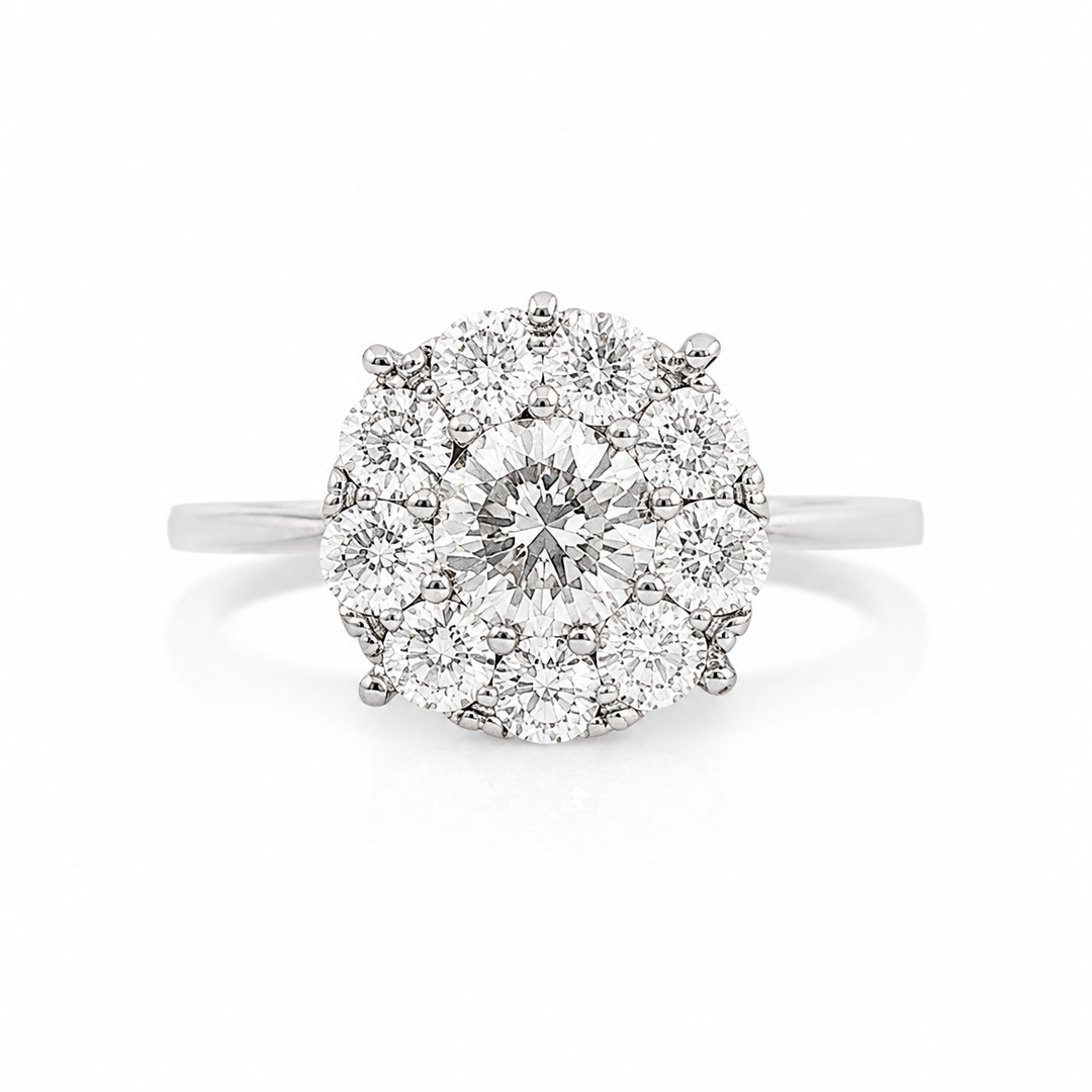 White Gold Diamond Ring