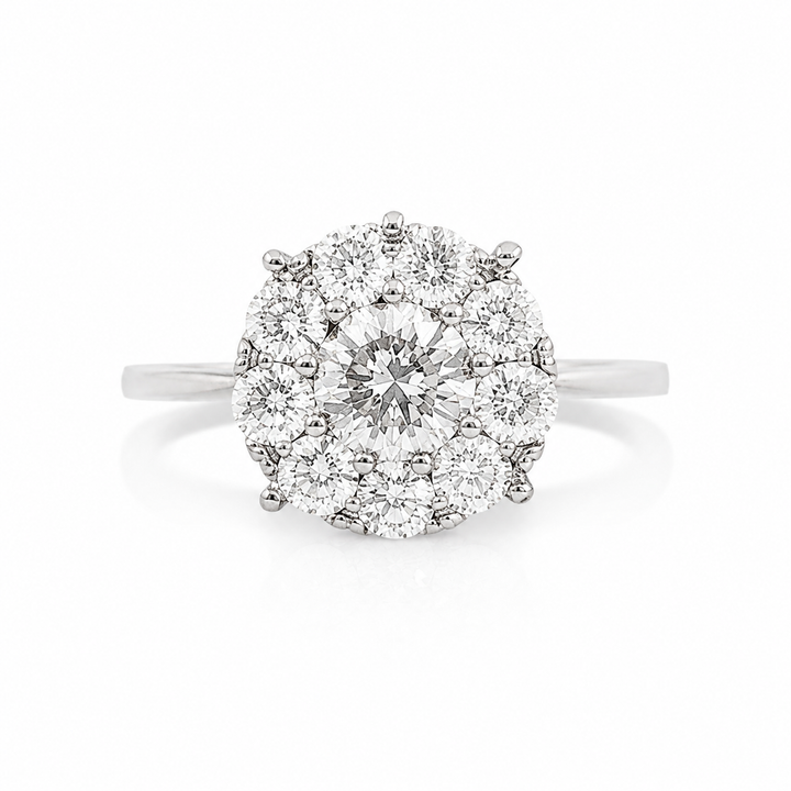 White Gold Diamond Ring