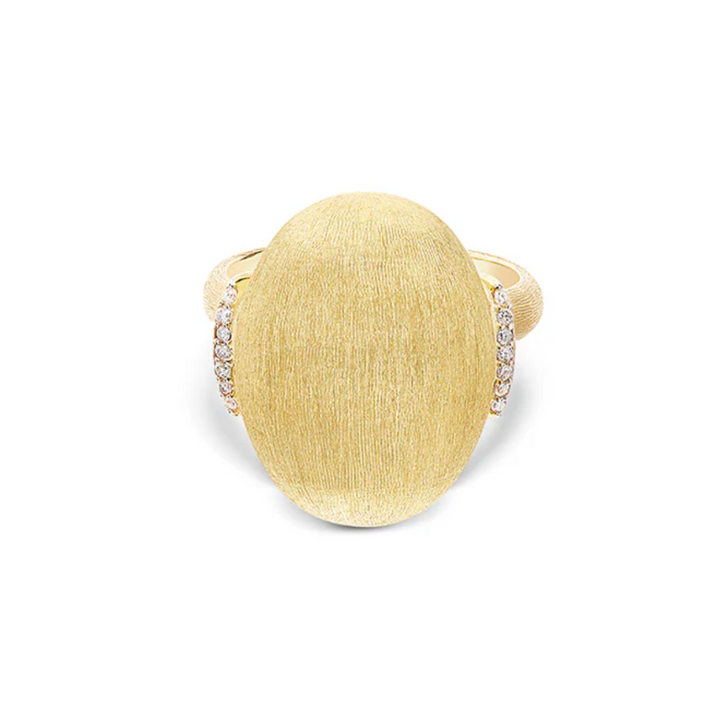 Dancing Boule Gold Diamond Ring