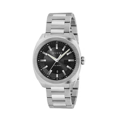 YA142301|GUCCI |GG2570 |LG Black Dial, Steel Case and Bracelet