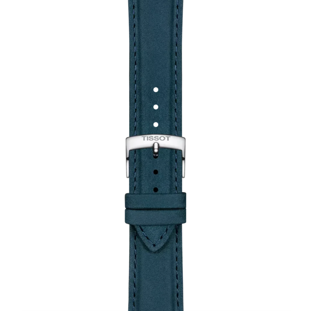 Blue Leather Strap
