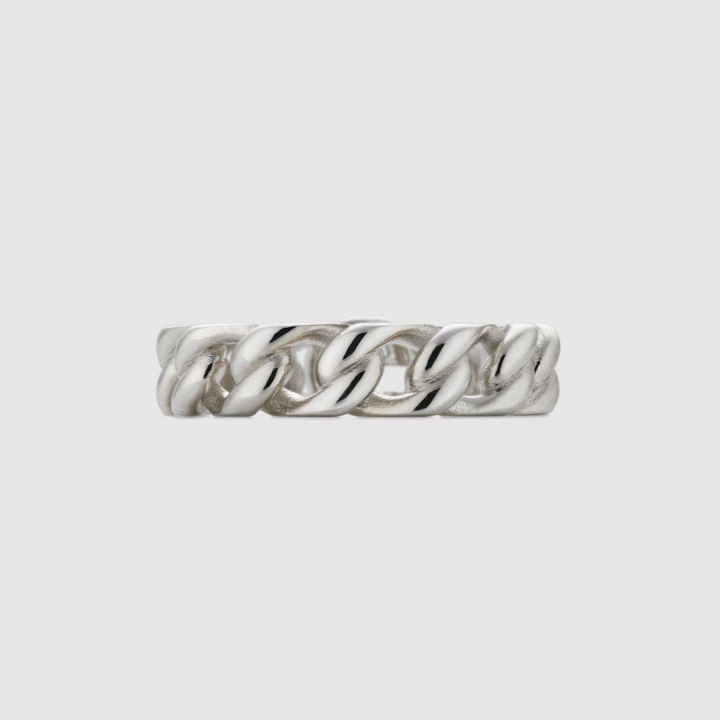 Interlocking Silver 5MM Ring