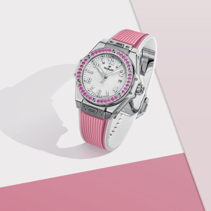 Joyful Big Bang One Click Pink 33MM Watch