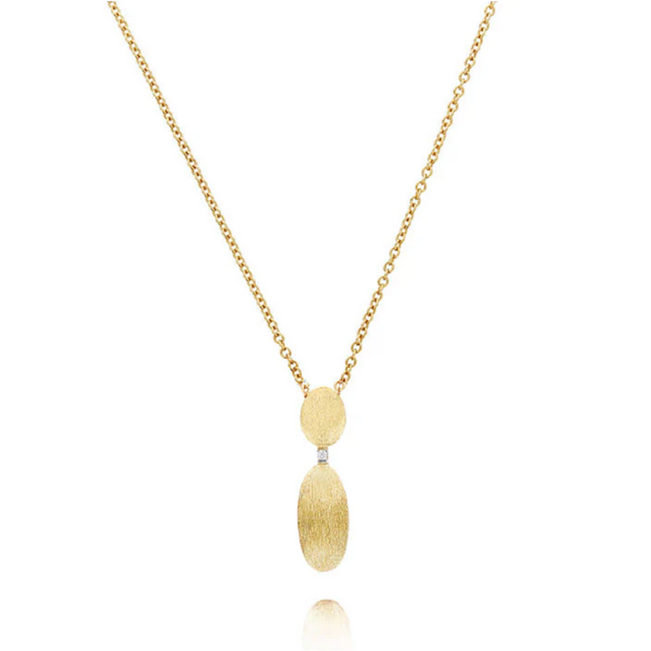 Elite Gold Pendant with Diamond Accent