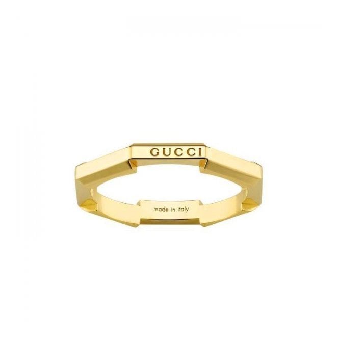 Link To Love Mirror Finish Yellow Gold 3MM Ring