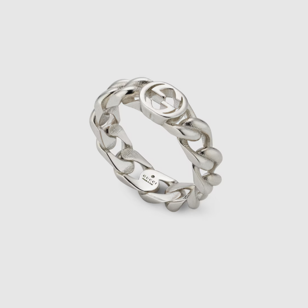 Interlocking Silver 5MM Ring